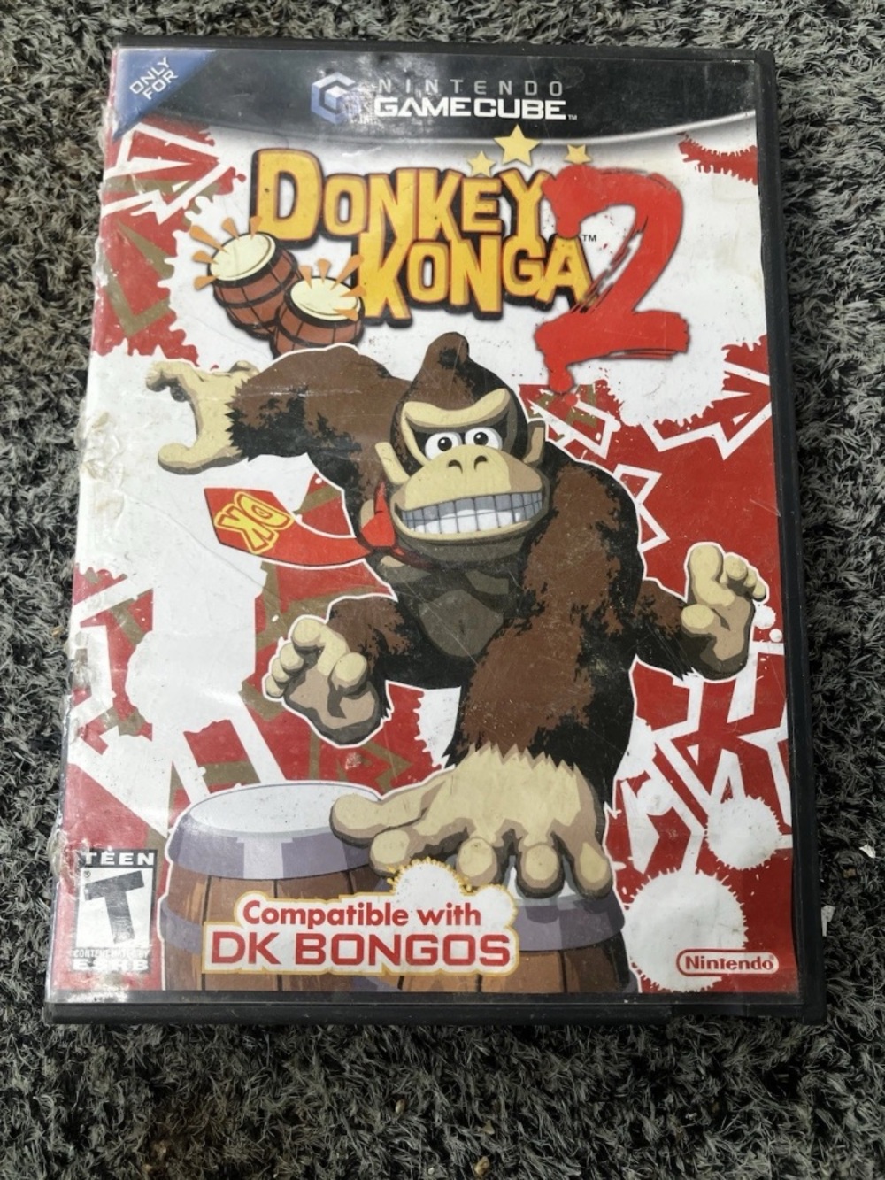 Nintendo Donkey Konga 2 - Red, Brown, White